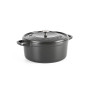 Каструля з кришкою GreenPan Featherweights, 26 см, 5,3 л з керамічним покриттям, чорний (CC004829-001)
