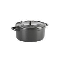 Каструля з кришкою GreenPan Featherweights, 28 см, 6,3 л з керамічним покриттям, чорний (CC005057-001)