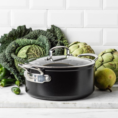 Каструля з кришкою GreenPan Barcelona Pro, 24 см, 4,9 л, з керамічним покриттям (CC005334-001)