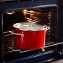 Каструля з кришкою KitchenAid Steel Core, 20 см, 3,7 л, червоний (CC003267-001)