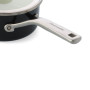 Ківш з кришкою KitchenAid Steel Core, 20 см, 2,4 л, чорний (CC003288-001)