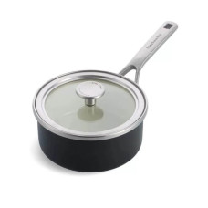 Ківш з кришкою KitchenAid Steel Core, 16 см, 1,3 л, матовий чорний (CC005997-001)