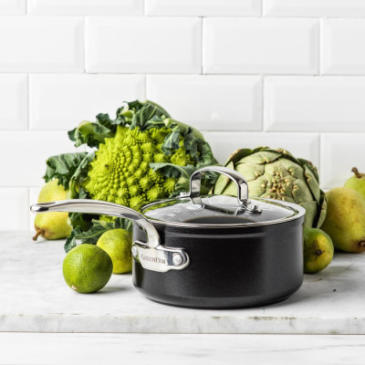 Ківш з кришкою GreenPan Barcelona Pro, 20 см, 3,1 л, з керамічним покриттям (CC005332-001)