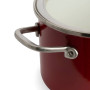 Набір посуду KitchenAid Steel Core, 8 предметів, 16/20/24 см, 1,3/3,7/6 л, червоний (CC004920-001)
