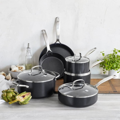 Набір посуду GreenPan Copenhagen, 5 предметів, 16/20/24 см, 1,59/3,1/4,95 л, з керам. покриттям (CC005215-001)