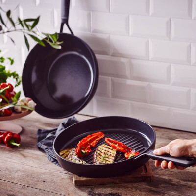 Сковорода-гриль GreenPan Smart, 28 см з керамічним покриттям (CC005194-001)
