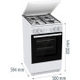 Плита комбинированная Gorenje GK5A22WH