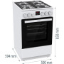 Плита газова Gorenje GGI5C21WF-B