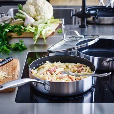 Сотейник з кришкою GreenPan Geneva, 24 см, 2,6 л з керамічним покриттям (CC004782-001)