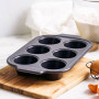 Форма для випічки кексів GreenPan, 32х20х4,3 см, на 6 шт, з керамічним покриттям (CC007765-001)