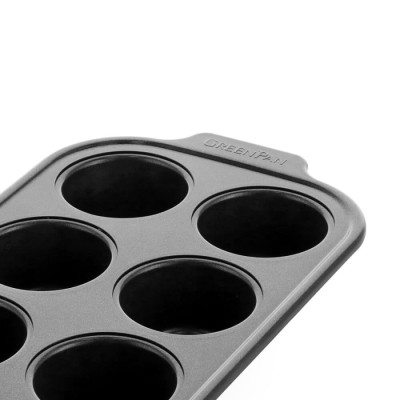 Форма для випічки кексів GreenPan, 32х20х4,3 см, на 6 шт, з керамічним покриттям (CC007765-001)