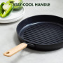 Сковорода-гриль GreenPan Eco Smartshape, 28 см з керамічним покриттям (CC006449-001)
