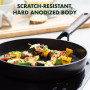 Сковорода-гриль GreenPan Eco Smartshape, 28 см з керамічним покриттям (CC006444-001)