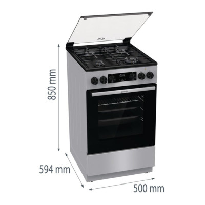Плита комбінована Gorenje MEKS5121S