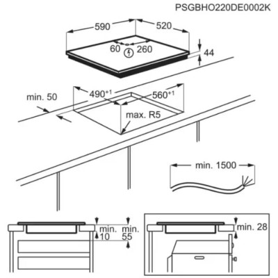 Варочная поверхность индукционная Electrolux EIV64453