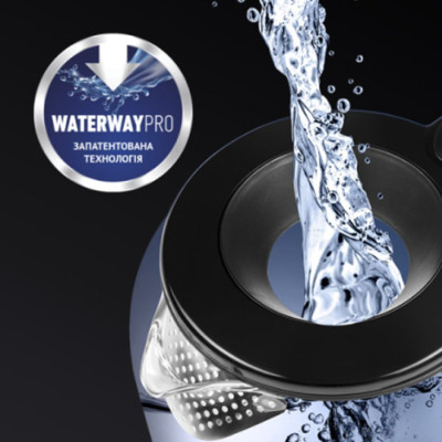 Электрочайник Polaris PWK 17103CGL Water Way Pro Черный