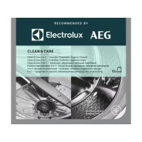 Набор для чистки стиральных и посудомоечных машин 3 в 1 (12 шт) ELECTROLUX M2GCP121