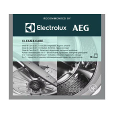 Набір для чищення пральних та посудомийних машин 3 в 1 (12 шт) ELECTROLUX M2GCP121