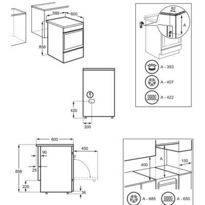 Плита электрическая Electrolux LKR664177W