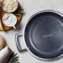Каструля з кришкою Bergner Steelblue, 20 см (BG-33221-BL)