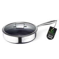 Сотейник с крышкой Bergner Steelblue, 28 см (BG-33224-BL)