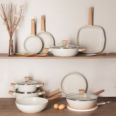 Вок Bergner Naturally, 28 см (BG-34742-CR)