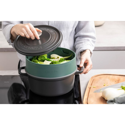 Вставка-пароварка GreenPan Steam, 24 см, зелений (CC006629-001)