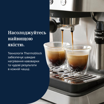 Рожковая кофеварка DeLonghi EM 450 M Linea Classic