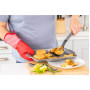 Лопатка з прорізами KitchenAid Classic, 34 см, сірий (KHA002OHCHGG)