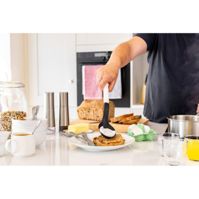 Ложка для сервіровки з прорізами KitchenAid Classic, 34 см, білий (KHA004OHPNG)