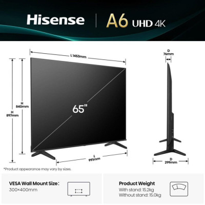Телевізор Hisense LED 65A6Q