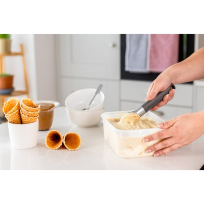 Ложка для морозива KitchenAid Classic, 21,5 см, сірий (KHA117OHCHGG)