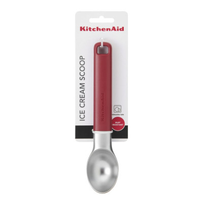 Ложка для морозива KitchenAid Classic, 21,5 см, червоний (KHA117OHEREG)