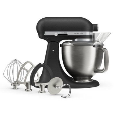 Кухонна машина KitchenAid Artisan Plus 4,7 л 5KSM50PKVEBK з відкидним блоком, чорний чавун