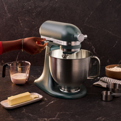 Кухонна машина KitchenAid Artisan Plus 4,7 л 5KSM50PKVEJP з відкидним блоком, зелений ялівець