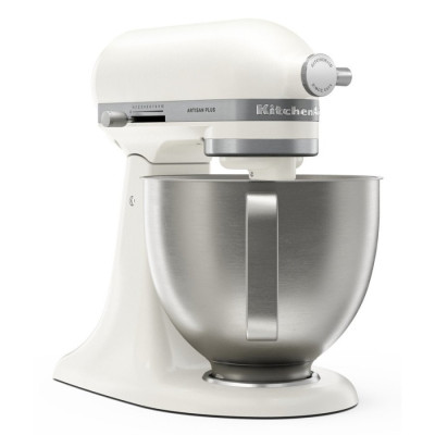 Кухонна машина KitchenAid Artisan Plus 4,7 л 5KSM50PKVEPL з відкидним блоком, біла порцеляна