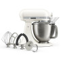 Кухонна машина KitchenAid Artisan Plus 4,7 л 5KSM50PKVEPL з відкидним блоком, біла порцеляна