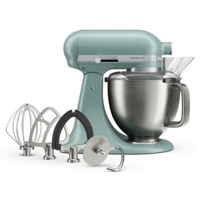 Кухонна машина KitchenAid Artisan Plus 4,7 л 5KSM50PKVEMJ з відкидним блоком, м'ятний коктейль