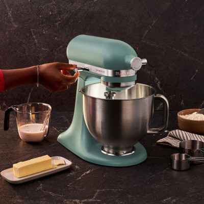Кухонна машина KitchenAid Artisan Plus 4,7 л 5KSM50PKVEMJ з відкидним блоком, м'ятний коктейль