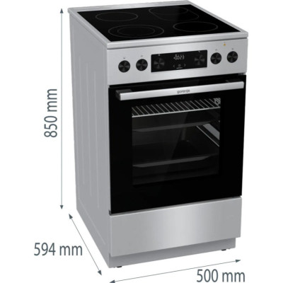 Плита електрична GORENJE GECS5C70XPA