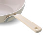 Сковорода KitchenAid АС, 28 см, з керамічним покриттям, кремовий (CC009718-001)