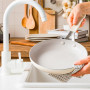 Сковорода KitchenAid АС, 28 см, з керамічним покриттям, кремовий (CC009718-001)
