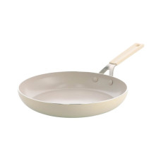 Сковорода KitchenAid АС, 28 см, з керамічним покриттям, кремовий (CC009718-001)