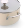 Каструля з кришкою KitchenAid АС, 20 см, 3,11 л, з керам покриттям, кремовий (CC010376-001)