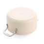 Каструля з кришкою KitchenAid АС, 24 см, 4,91 л, з керам покриттям, кремовий (CC009738-001)