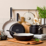 Сковорода KitchenAid АС, 20 см, з керамічним покриттям, матовий чорний (CC009713-001)