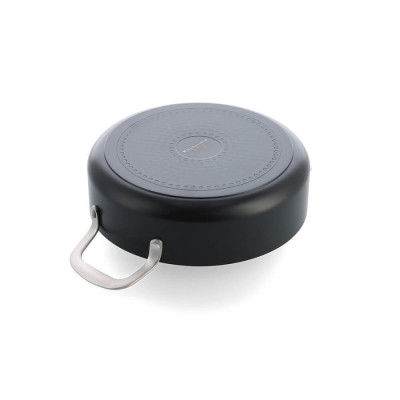 Сотейник з кришкою KitchenAid АС, 28 см, 4,28 л, з керам покриттям, матовий чорний (CC010431-001)