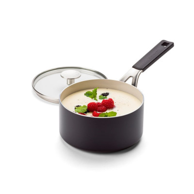 Ківш з кришкою KitchenAid АС, 16 см, 1,58 л, з керамічним покриттям, матовий чорний (CC009728-001)