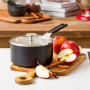 Ківш з кришкою KitchenAid АС, 16 см, 1,58 л, з керамічним покриттям, матовий чорний (CC009728-001)