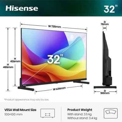 Телевізор Hisense QLED 32A5S